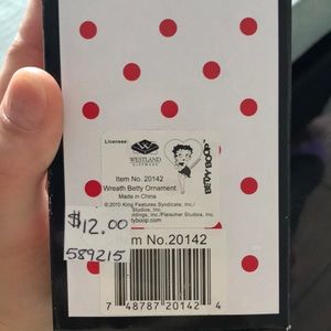 Betty boop ornament